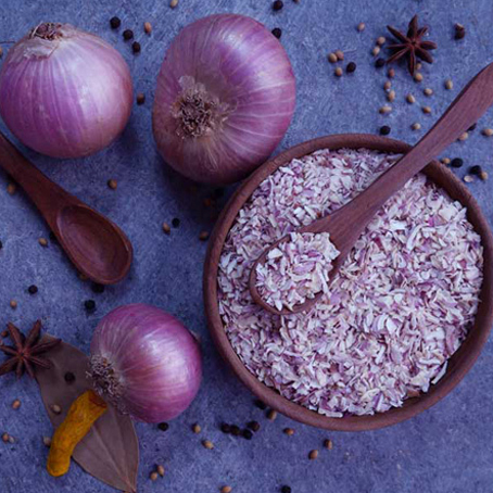 Dehydrated Pink Onion Minced